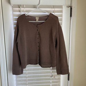 J. Jill Cropped Cardigan
